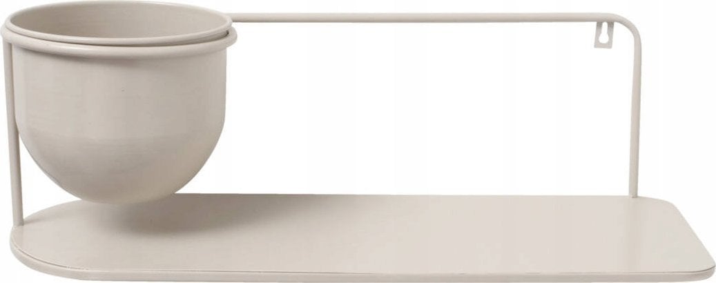 Boltze Metalowa półka z osłonką na roślinę PLUTO, 55 x 18 cm