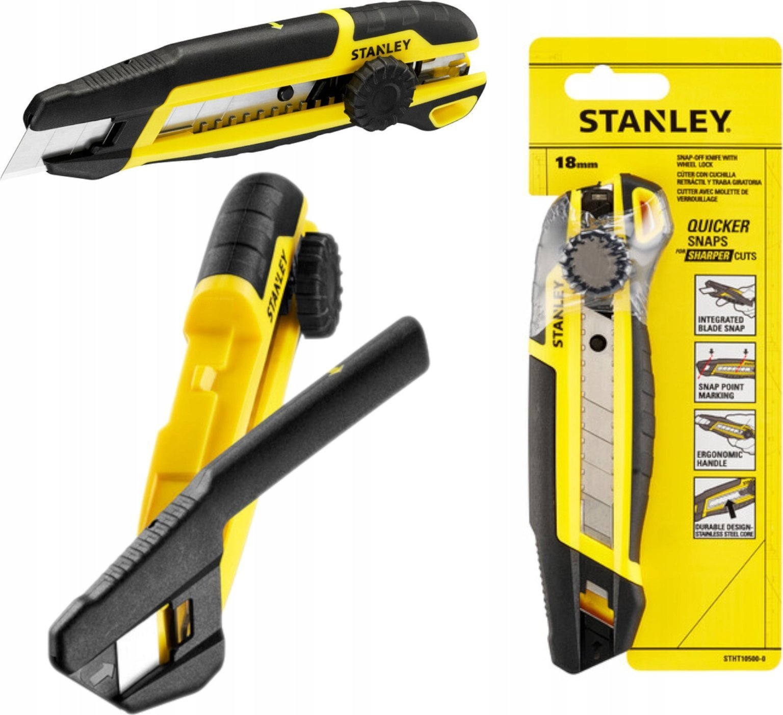 Stanley Nożyk 18mm z systemem odłamywania ostrza STHT10500-0