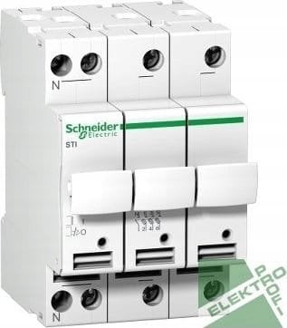 Schneider Electric Podstawa bezpiecznikowa STI 3P+N 500V A9N15658
