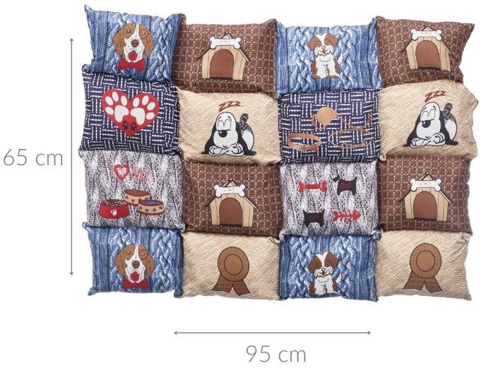 Legowisko dla psa, z antypoślizgowym spodem, 65 x 95 cm