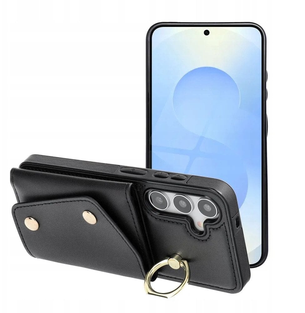 Futerał portfel WONDER dla SAMSUNG A56 5G czarny