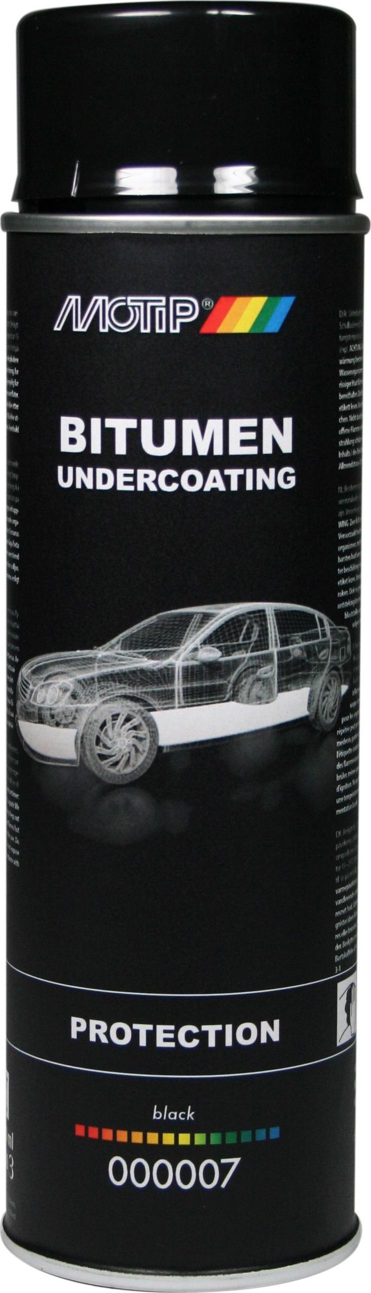 Motip Apsauginė danga dugnui Motip Bitumen Undercoating, 500 ml