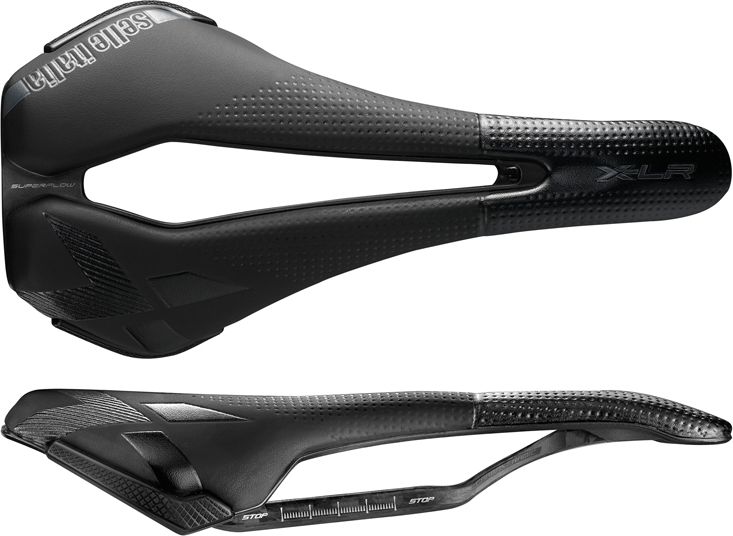 Selle Italia Siodło SELLE ITALIA X-LR KIT CARBONIO SUPERFLOW L (id match - L3) carbon/keramic 7x9, fibra-tek, 187g czarne (NEW)