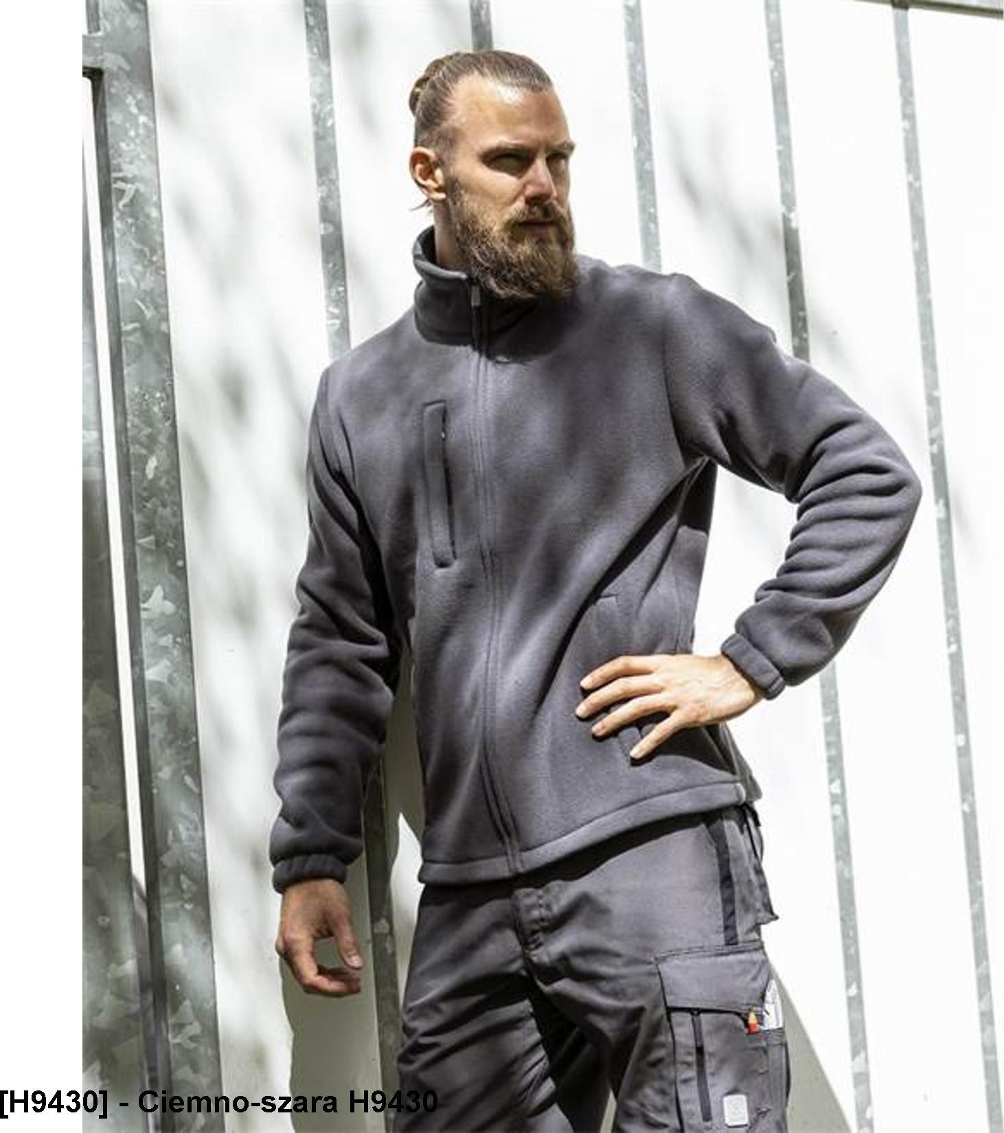 Ardon 450 - bluza polarowa - Ciemno-szara H9430 3XL