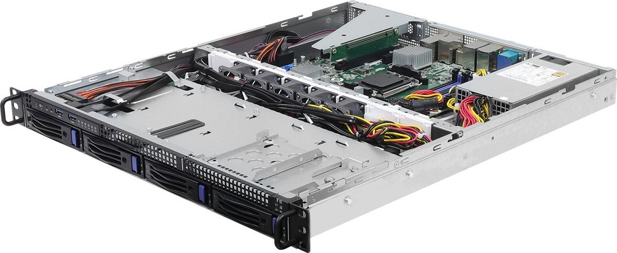 ASRock ASRock Barebone Server Single Sockel AM5 1U4LW-B650/2L2T RPSU