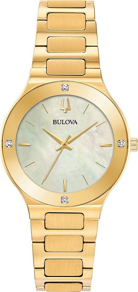 Zegarek Bulova Zegarek damski Bulova 97R102 złoty