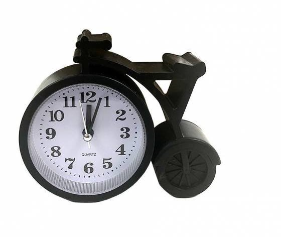 Budzik 7&7 AL0381 13x11 cm w kształcie roweru .