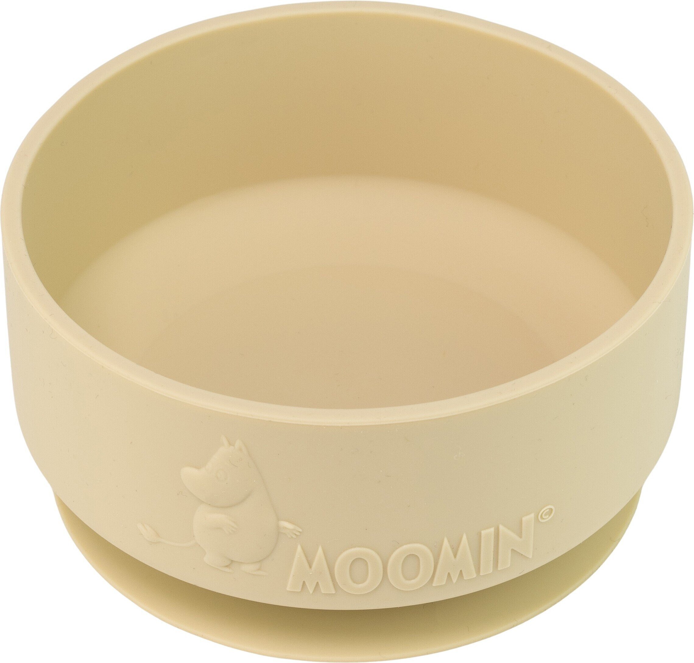 Moomin Silicone bowl, latte beige