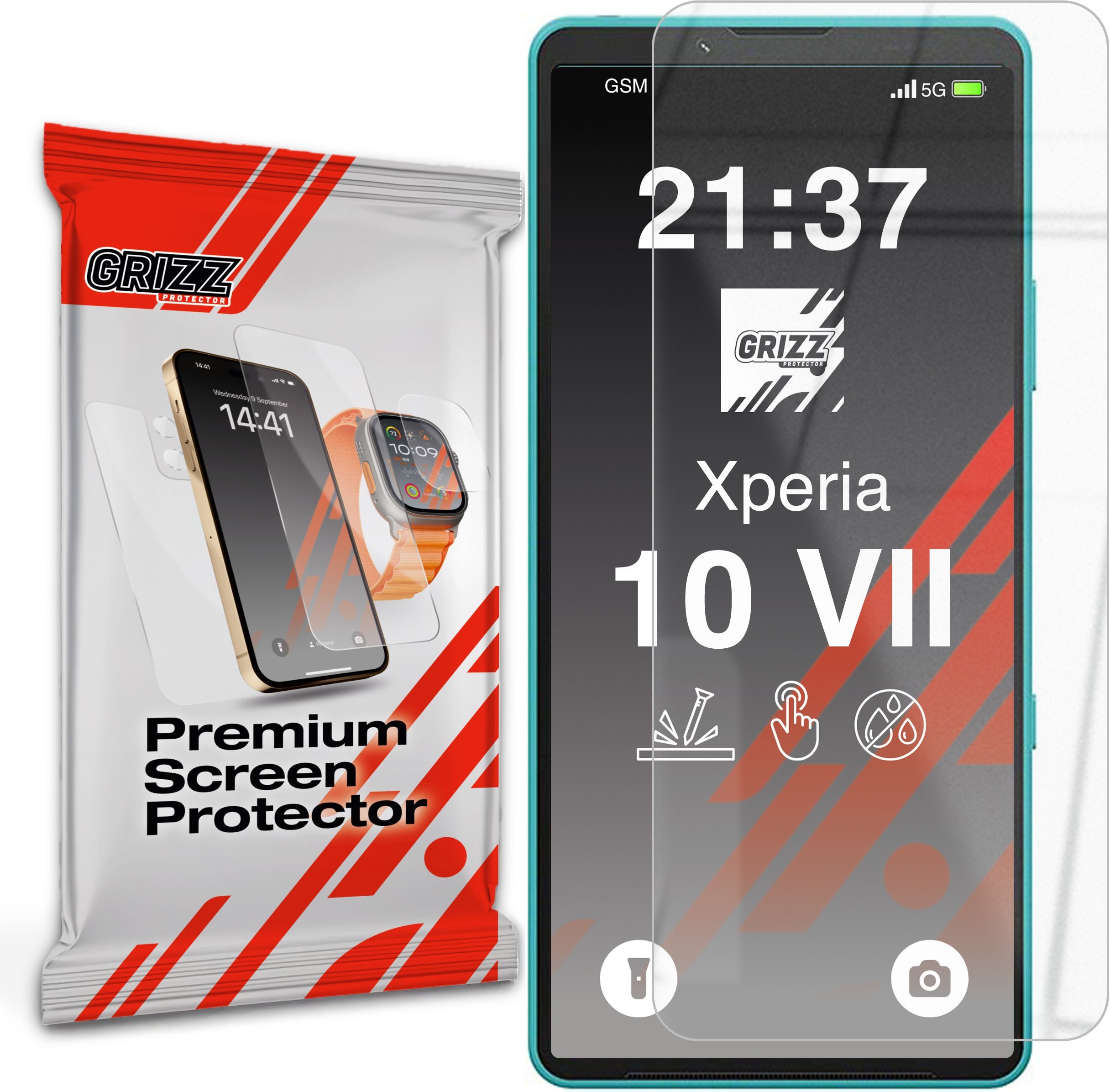 GrizzGlass Szkło hybrydowe HybridGlass do Sony Xperia 10 VII
