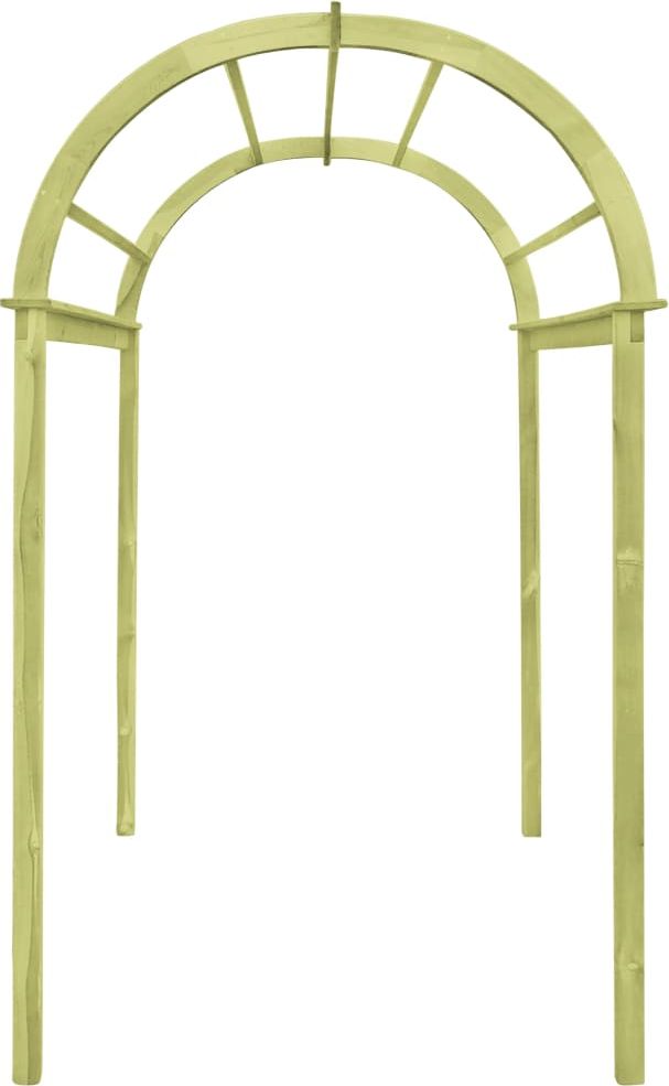 vidaXL Łuk ogrodowy, 125x150x235 cm, impregnowana sosna