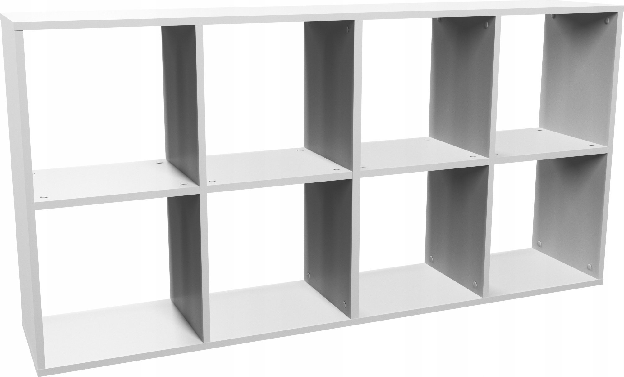 Lumarko Regał Malax 2x4 Biel