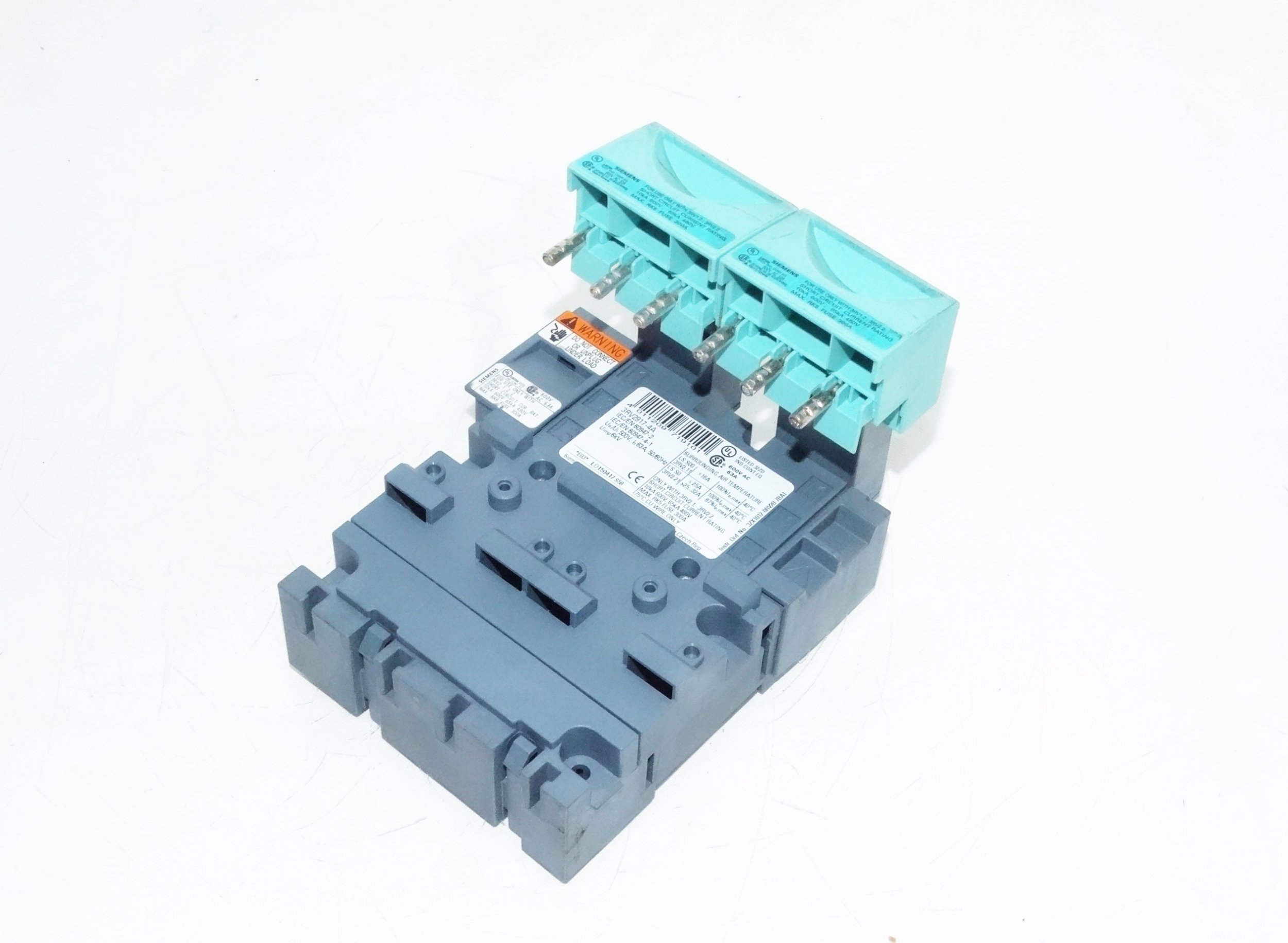 Siemens Podstawa rozszerzająca dla 2 wyłączników wielkość S00 i S0 zawiera osłonę końcową 3RV2917-4A