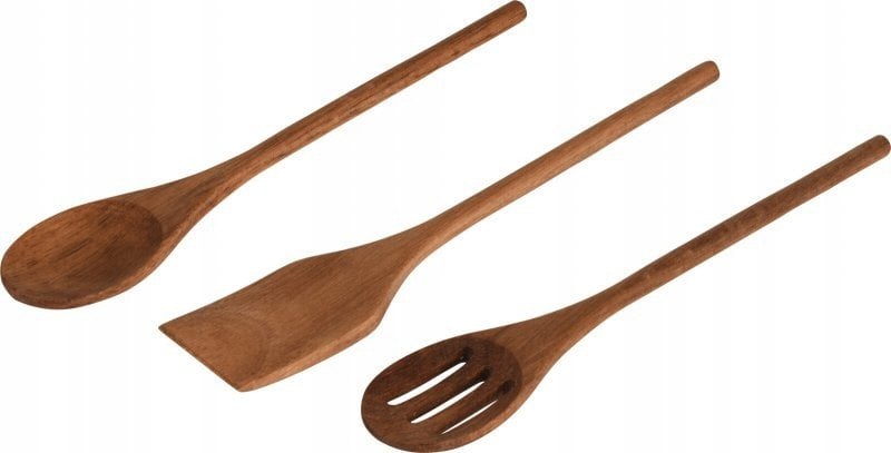 Przybory kuchenne drewniane zestaw 3 szt.