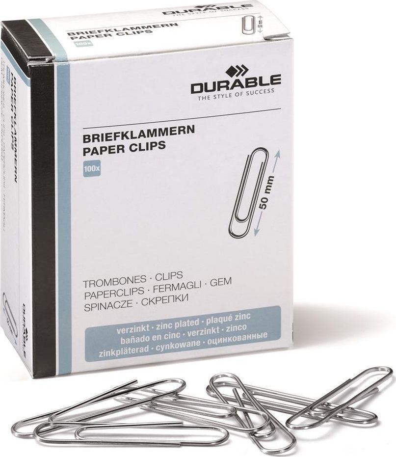 Durable Spinacze 50mm galwanizowane 100 sztuk