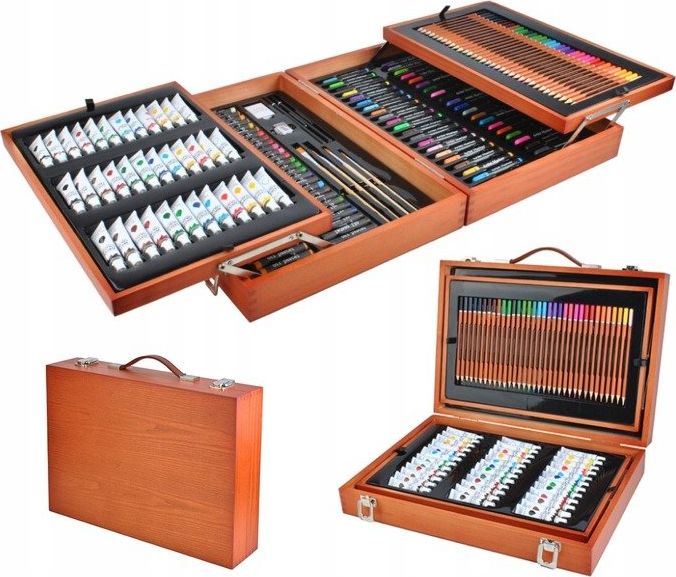 Iso Trade Zestaw do malowania 174 szt. w walizce