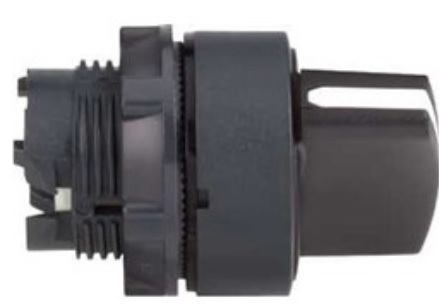 Schneider Electric Napęd przełącznika 2 położeniowy z samopowrotem czarny ZB5AD4