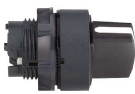 Schneider Electric Napęd przełącznika 2 położeniowy z samopowrotem czarny ZB5AD4