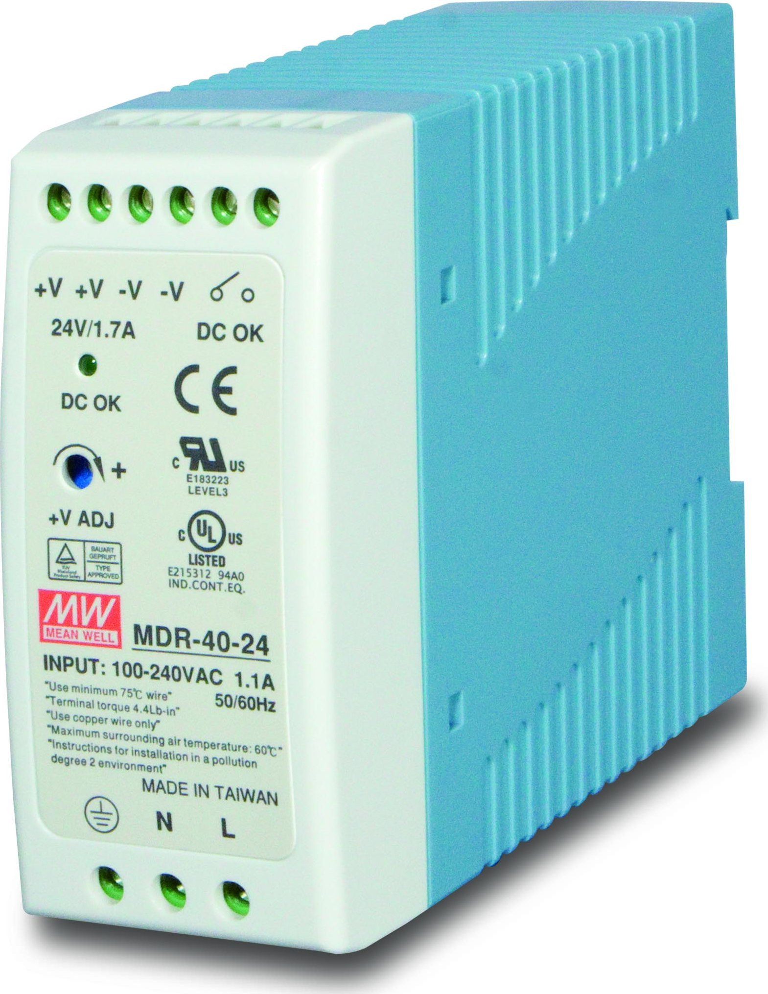 Planet 24V, 40W Din-Rail Power Supply