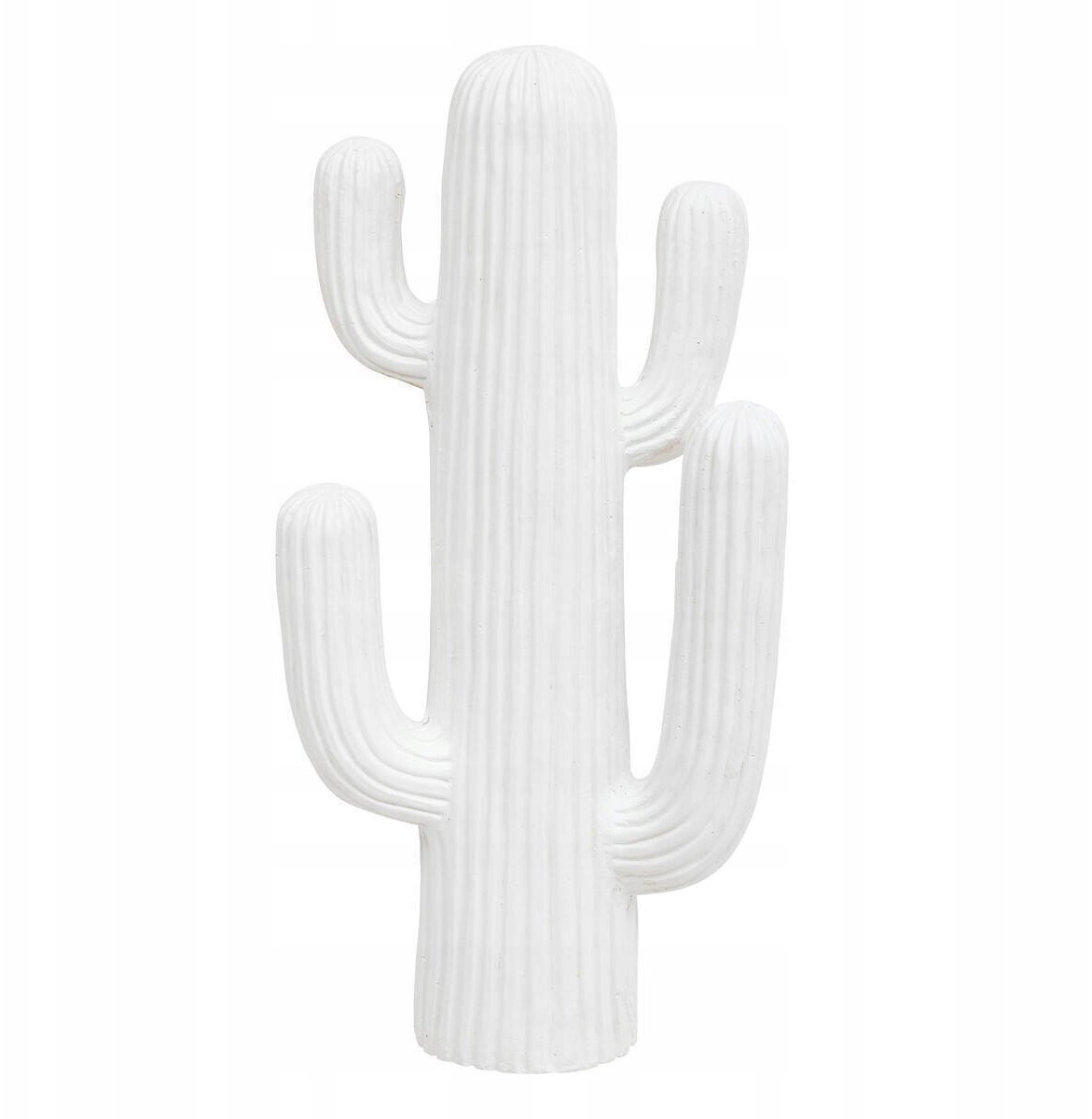 Figurka dekoracyjna kaktus biały RODRIGO, 58 cm