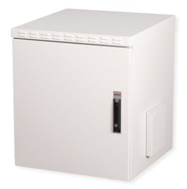 ROLINE 19-calowa obudowa naścienna Pro 12 U, 600x600 WxD IP55 szara zewnętrzna