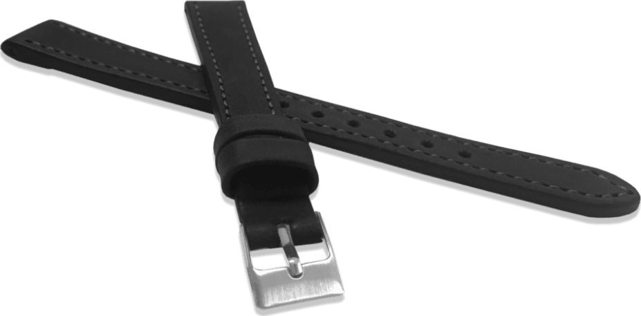 Lavvu LAVVU Czarny szyty pasek SPORT z luksusowej skóry Top Grain - 12