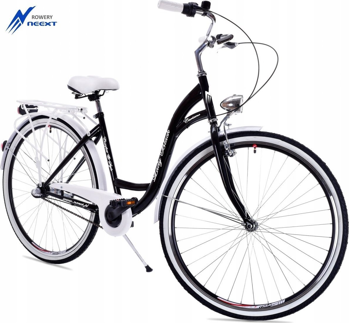 NEEXT Damski Rower Miejski 28 LADY BLACK 3bie Holenderka