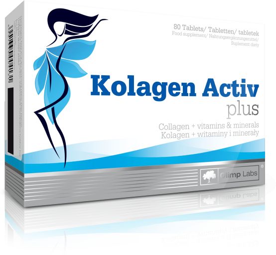 Olimp Kolagen Activ Plus 80 tabletek - blistry