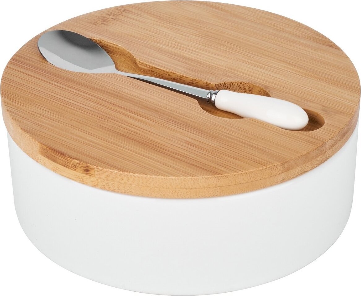Tadar Cukiernica z pokrywką i łyżeczką białą 417600