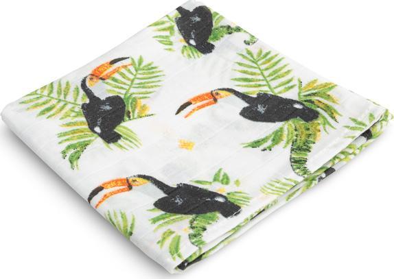 Sensillo PIELUCHA MUŚLINOWA TUKANY 70 X 80
