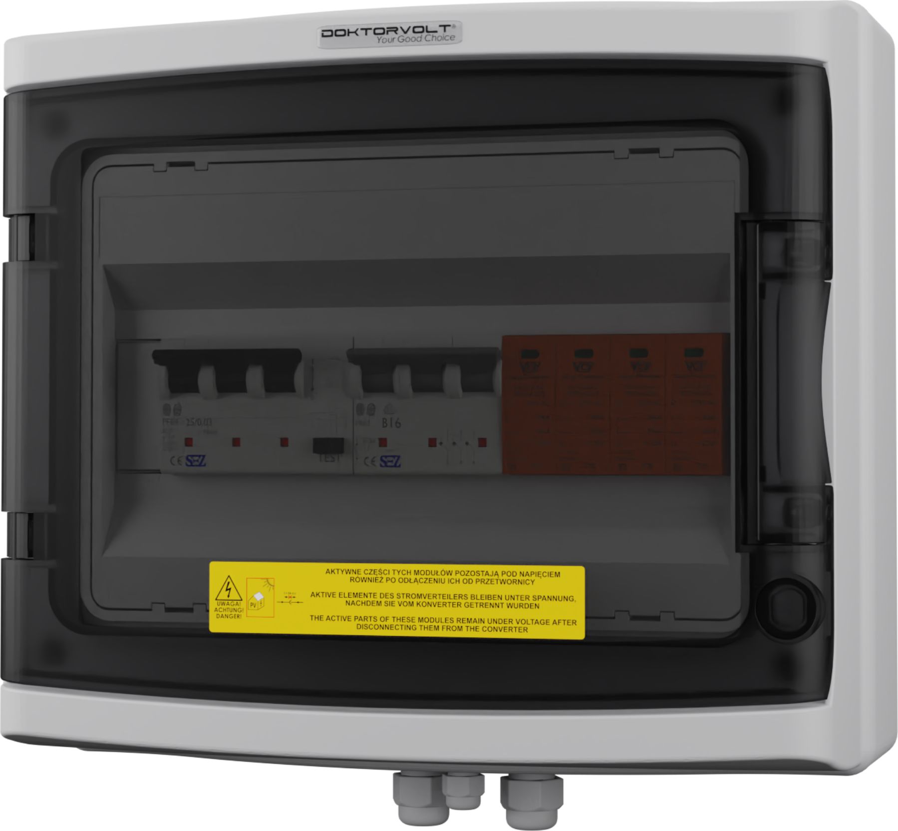 Doktorvolt AC 3F B16 300mA T2 Rozdzielnica PV Fotowoltaiczna Solarna VCX Doktorvolt 2384