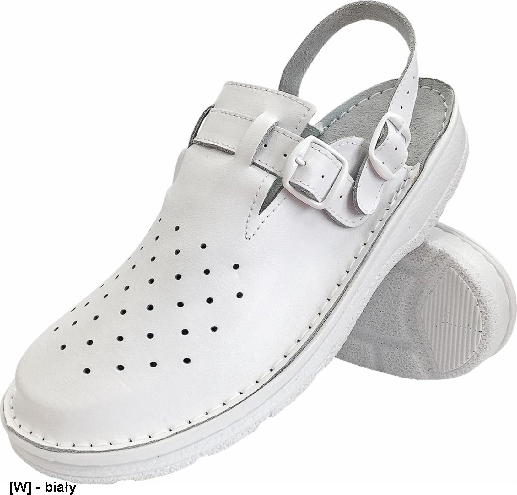 R.E.I.S. BMRKLADZ2PAS - obuwie ortopedyczne, wierzch naturalna miękkia skóra, perforowana cholewka 40