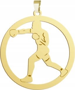 Radziszewska Jewellery Pozłacana Zawieszka Kick-boxing GRAWER GRATIS