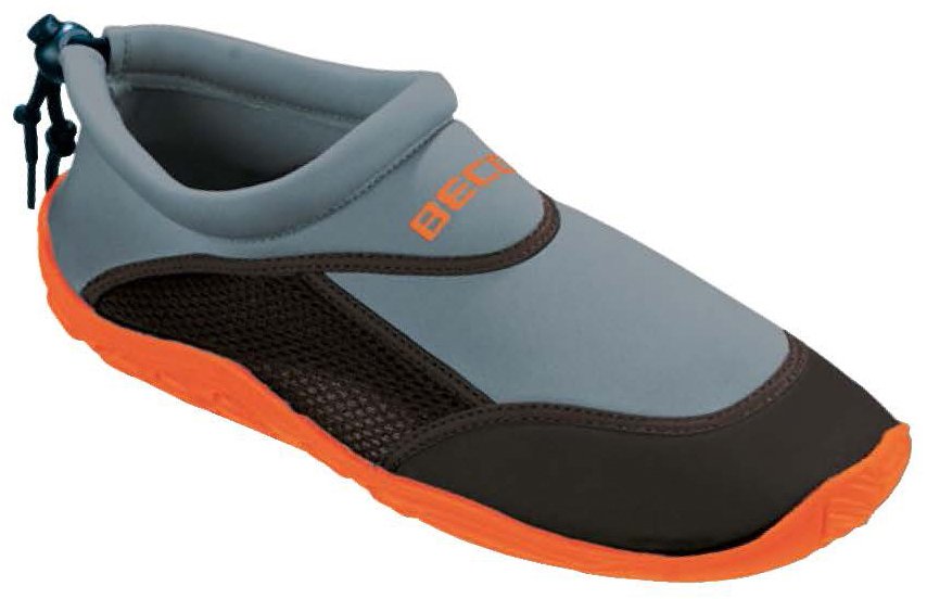 Aqua shoes unisex BECO 9217 113 45 grey/orange