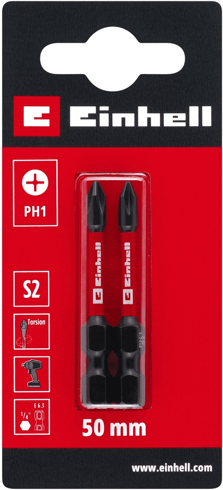 BITY SKRĘTNE PH1 S2 50 MM 2 SZT.