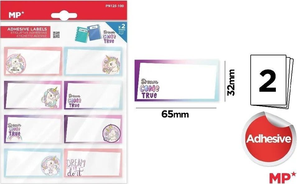 Naklejki na zeszyty Jednorożce EDUKAMP