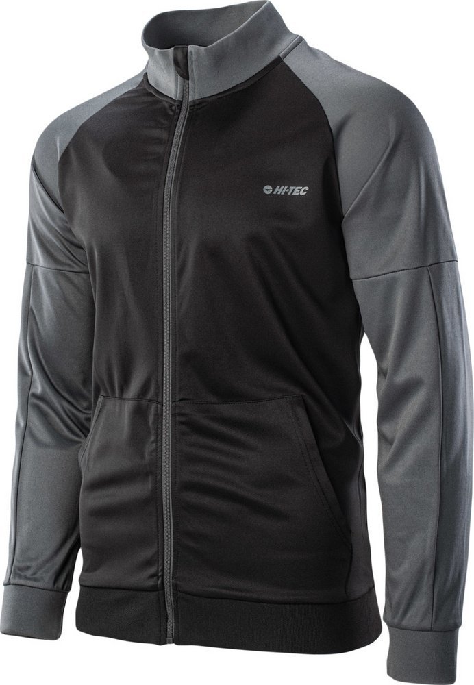 hitec Męska bluza Hi-tec Delian czarno-szara rozmiar XXL