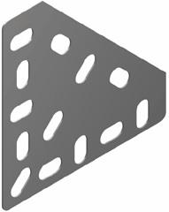 Baks Blacha trójkątna montażowa BTM 751800