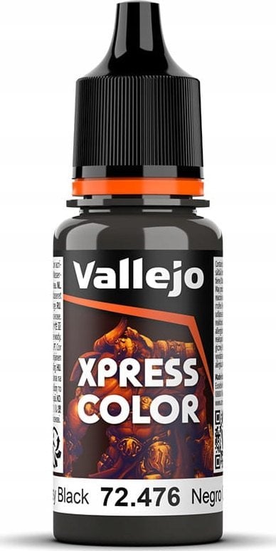 Vallejo Vallejo: 72.476 - Xpress Color - Greasy Black (18 ml)