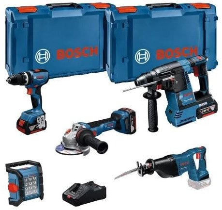 ZESTAW COMBI 18V GSB+GBH+GWS+GSA+GLI+3x5