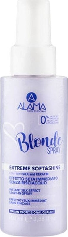 ALAMA_No Yellow Spray Soft&Shine spray bez spłukiwania do włosow blond 100ml