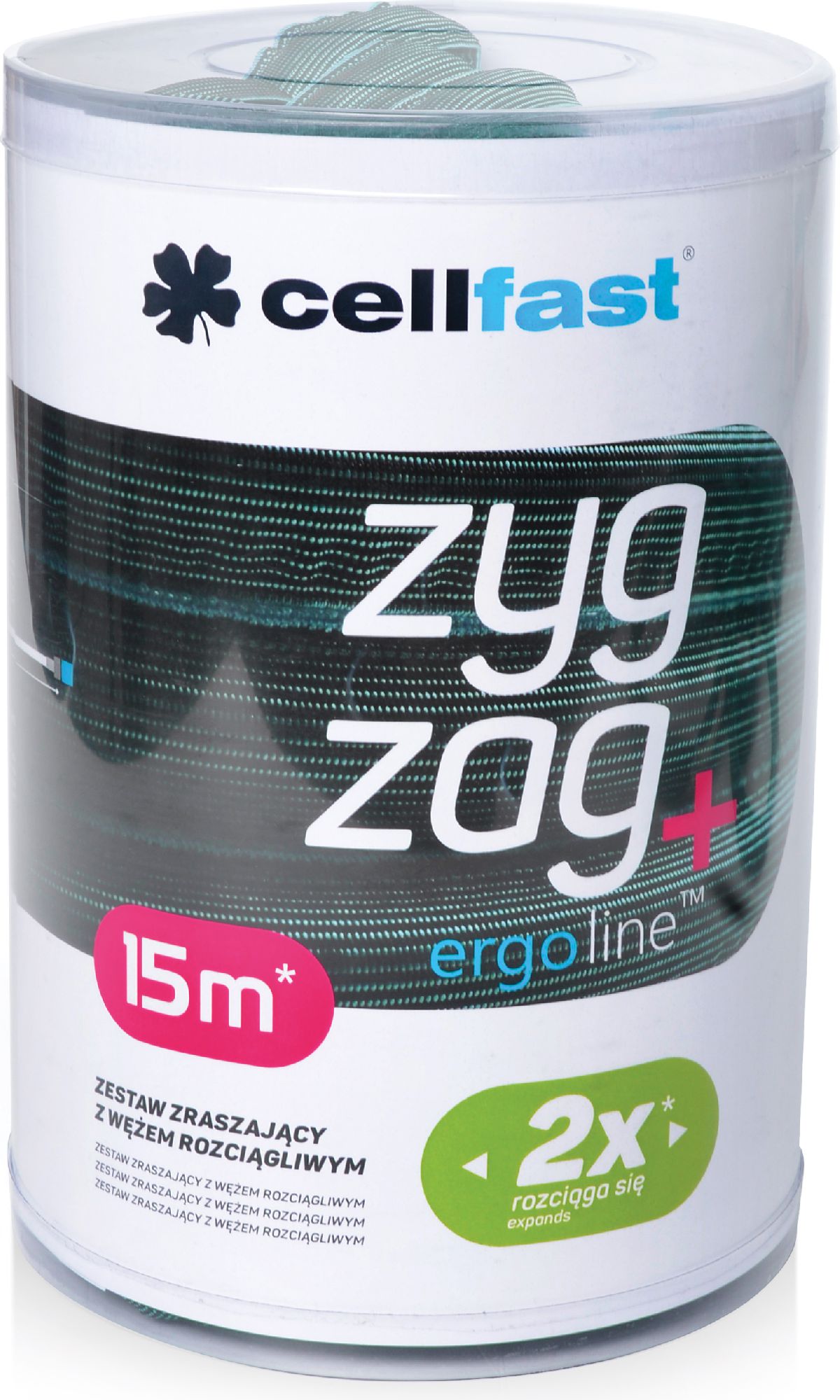 Cellfast Zestaw zraszający z wężem rozciągliwym 7,5 - 15m (19-041)