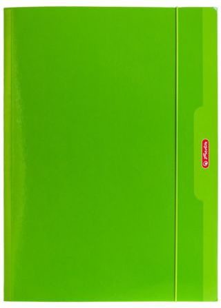 Herlitz Teczka A4 z gumką zielony Color Blocking (174043)