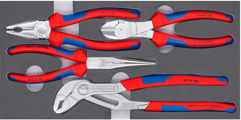 Knipex Zestaw szczypiec (002001V17)