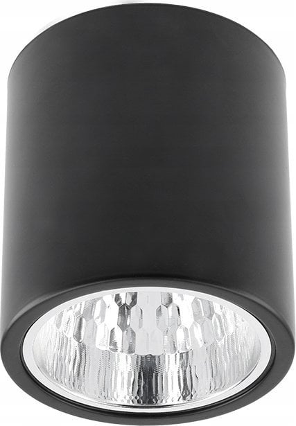 GTV Oprawa sufitowa DRAGO, max 60W, E27, AC220-240V, 50-60Hz, IP20, 133*148mm, czarny