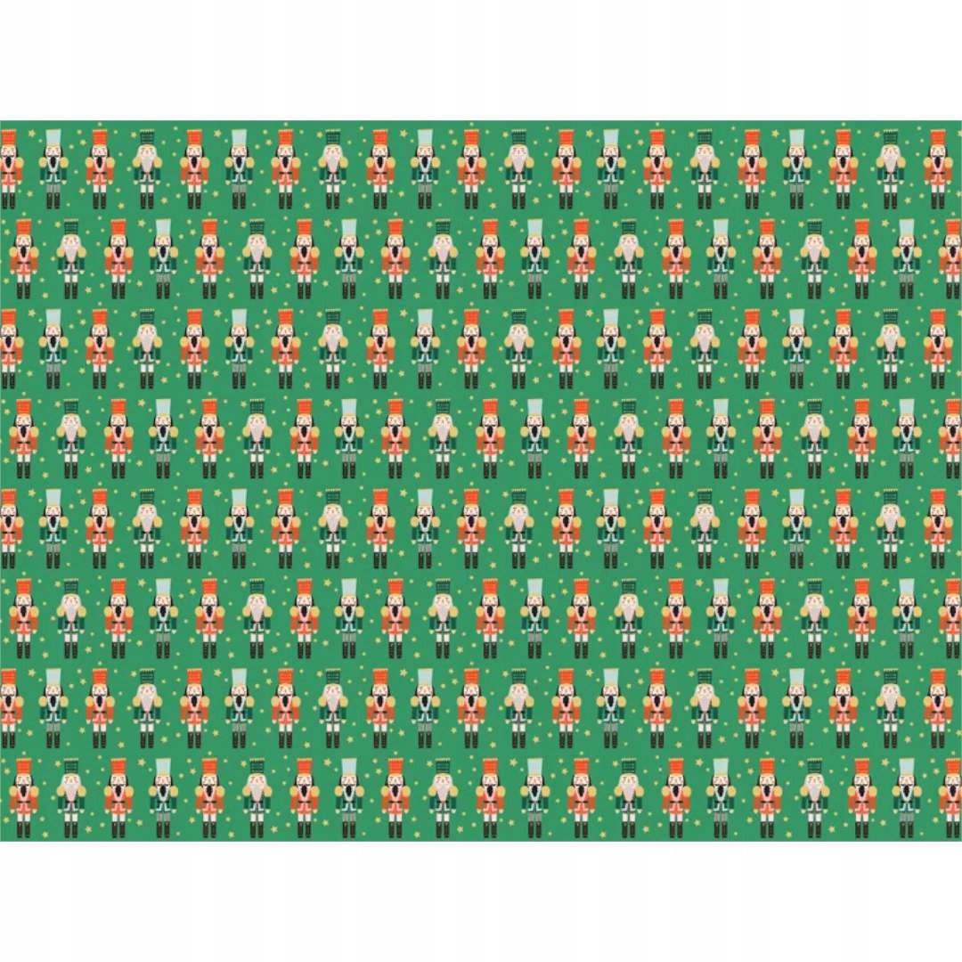 Papier do pakowania - Dziadek do orzechów 70x200cm