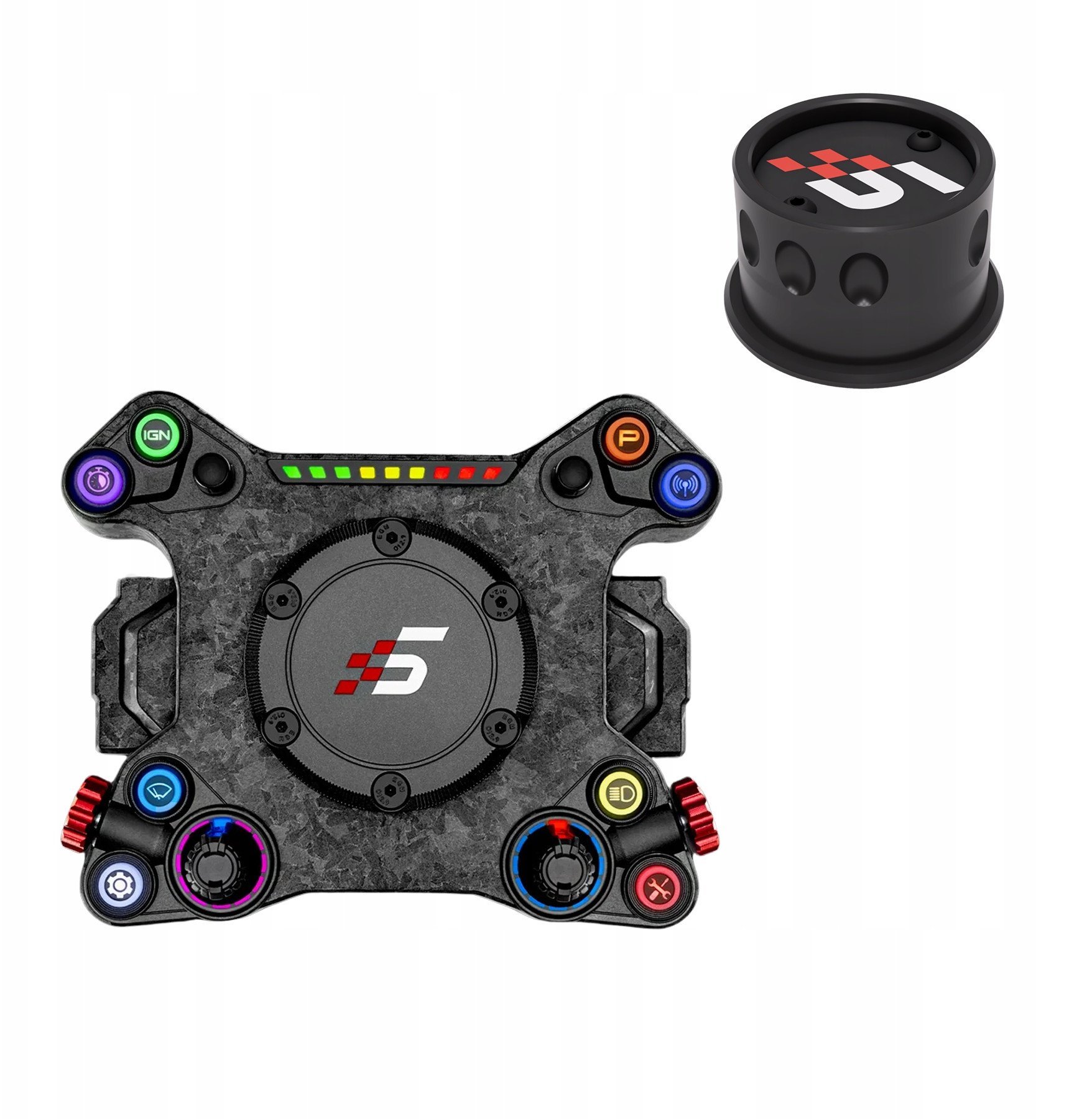 Simagic Neo X Hub Wheelhub, RGB - schwarz/carbon
