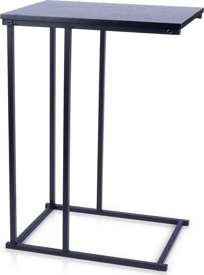 Trends4You Stolik kawowy metalowy czarny boczny 40x26x58 cm