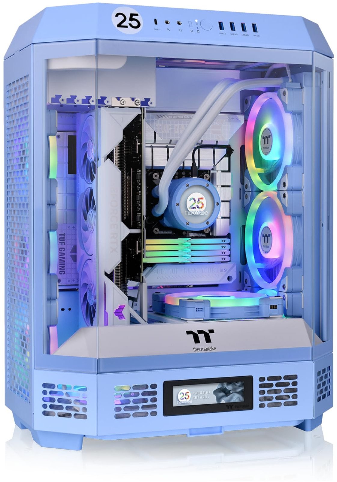Obudowa Thermaltake The Tower 600 niebieska (CA-1Z1-00MFWN-00)