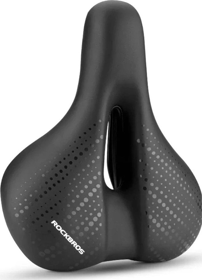 RockBros Siodełko rowerowe Rockbros 38218916002 MTB + lampka - czarne