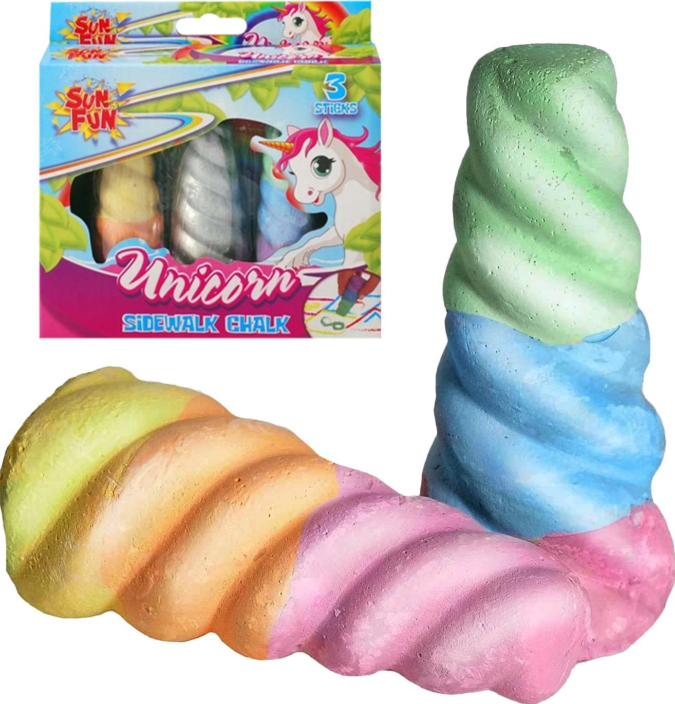 Hipo Kreda róg jednorożca 3szt 8cm 720771 10742